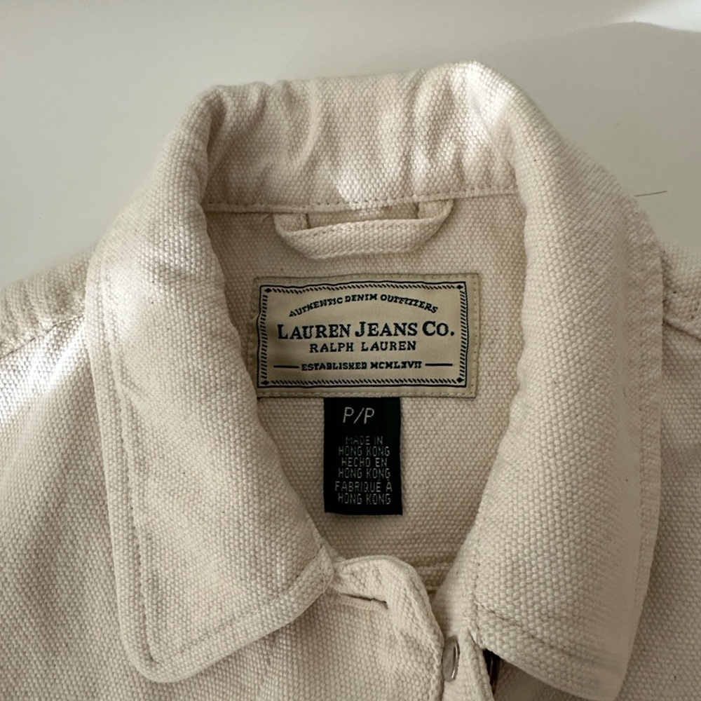 Lauren Jeans Co Ralph Lauren Denim Jacket Petite Small - Picture 2 of 5
